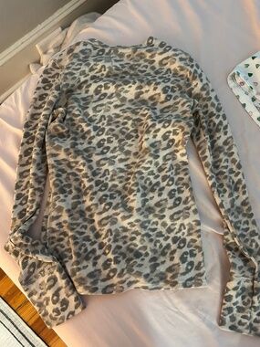 Aerie Oversized Long Leopard